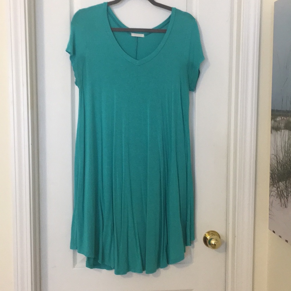 Teal dress